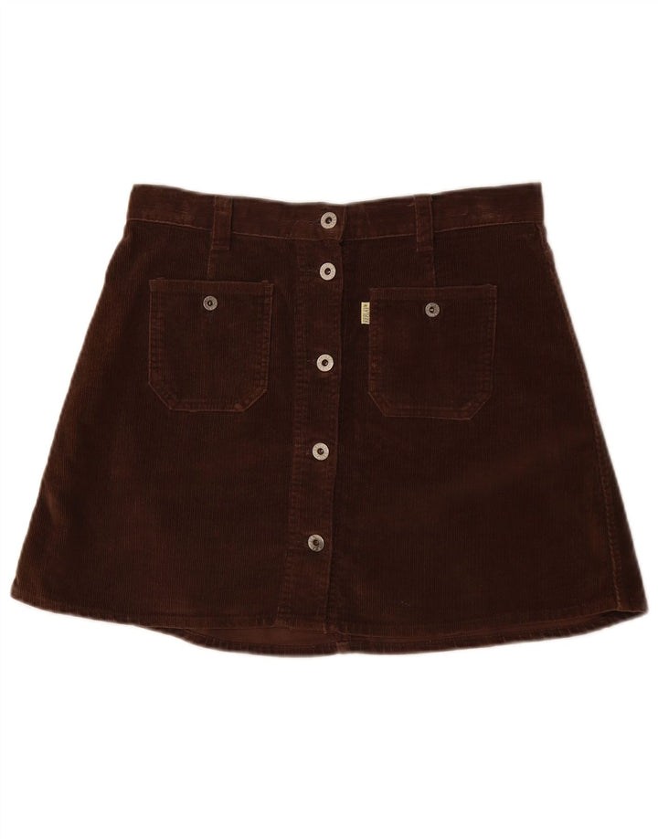 Женская мини-вельветовая юбка REPLAY, большая W32, коричневый хлопок