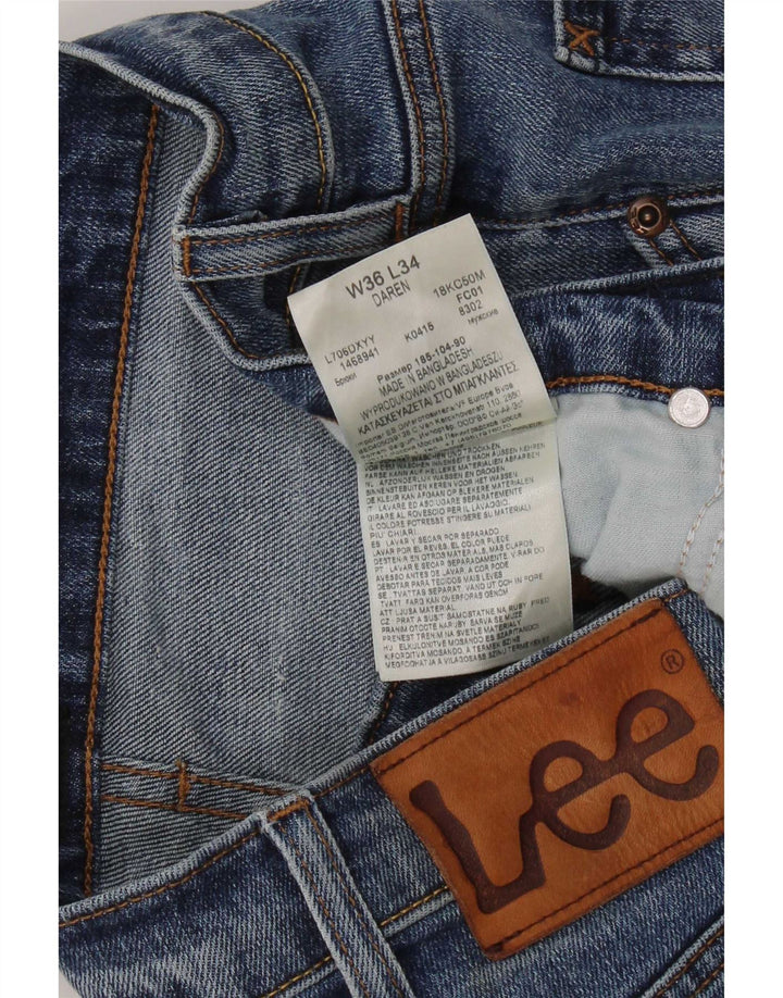 Мужские джинсы Lee Daren Slim W36 L34, синий хлопок