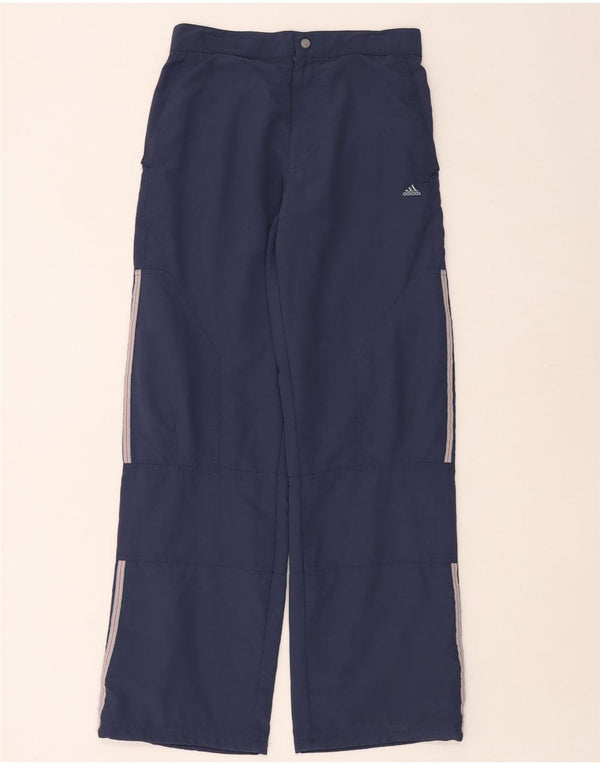 Прямые водонепроницаемые брюки Adidas для мальчиков 13-14 лет W30 L30 Темно-синие