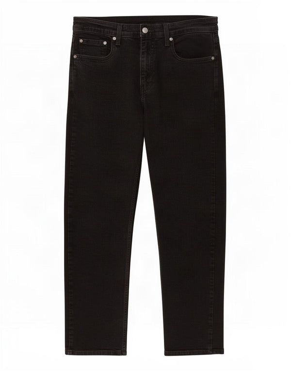 Мужские зауженные джинсы Levi's 502 W33 L34, черный хлопок