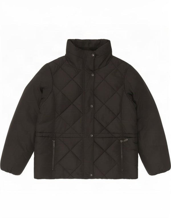 Женская стеганая куртка Marks & Spencer UK 22 3XL, черный полиэстер