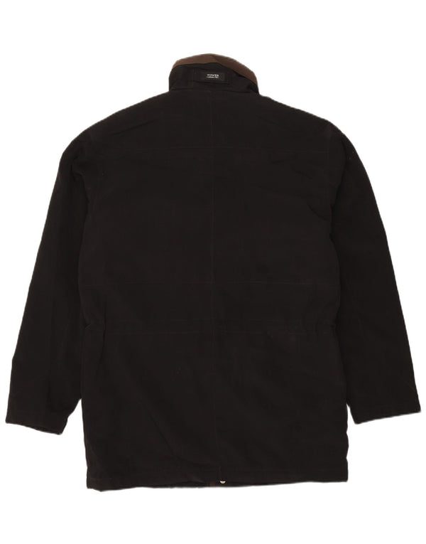 Мужская куртка LONDON FOG UK 38, средний черный полиэстер