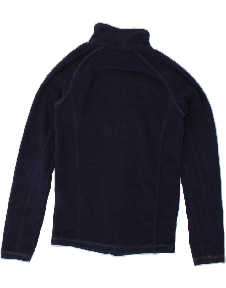MOUNTAIN WAREHOUSE Girls Fleece Jacket 11-12 Years Navy Blue Polyester Vintage Mountain Warehouse and Second-Hand Mountain Warehouse from Messina Hembry 