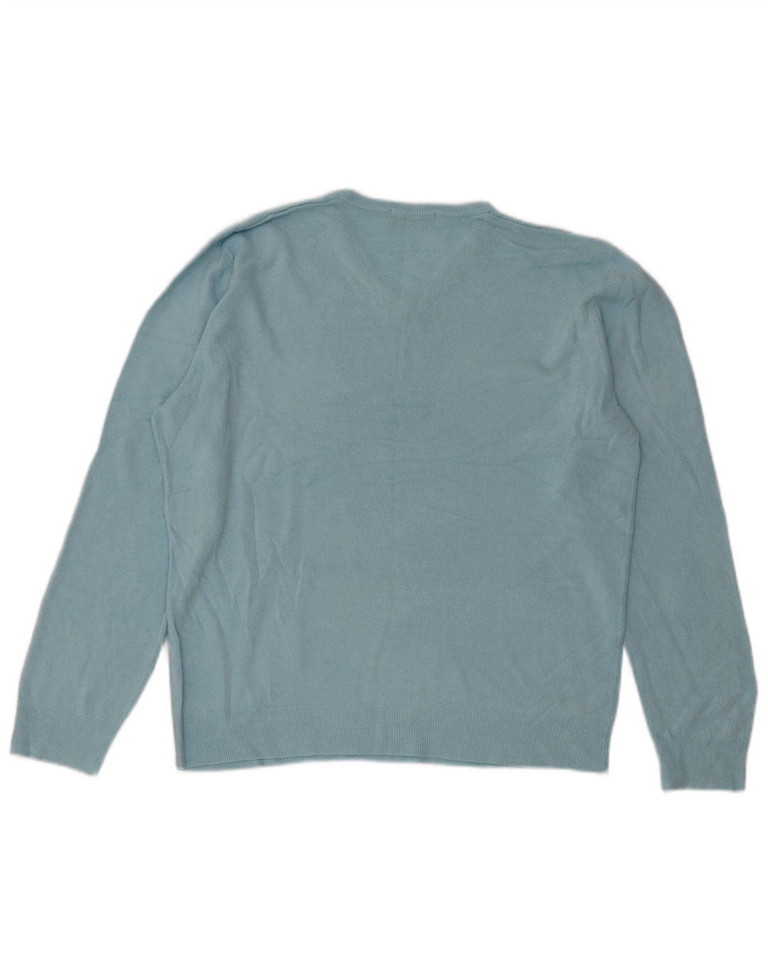 Мужской джемпер с v-образным вырезом Marks & Spencer Blue Harbour, большой акрил