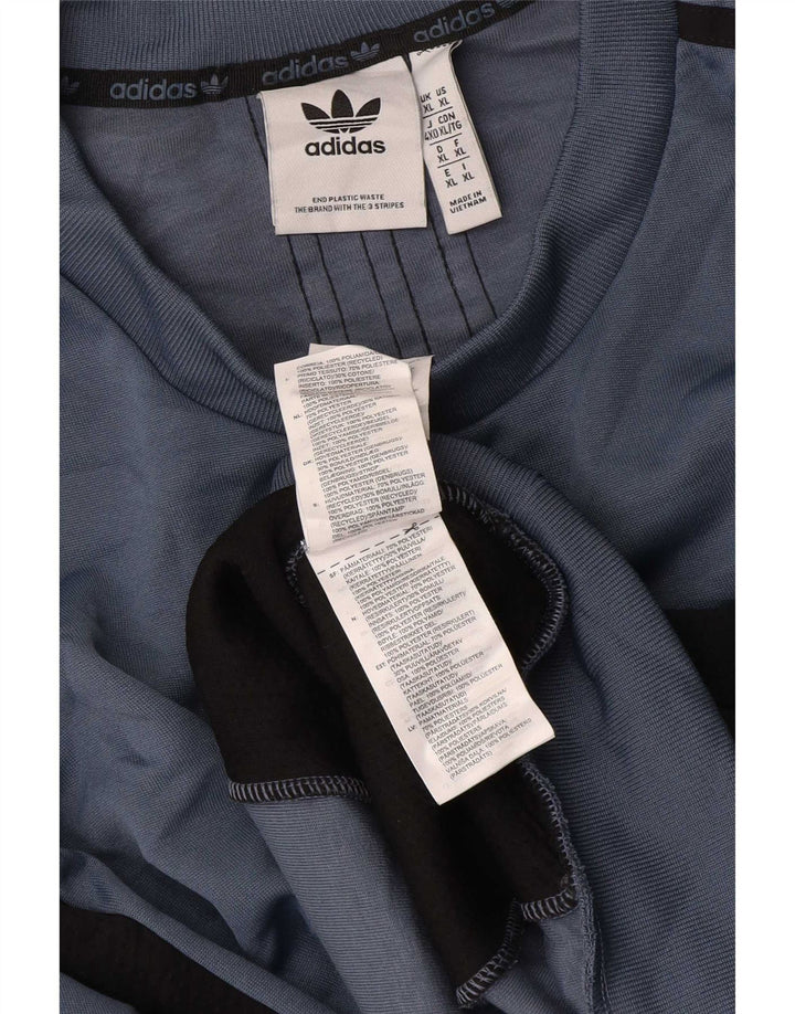 Мужской свитер Adidas Jumper XL Серый полиэстер с цветными блоками
