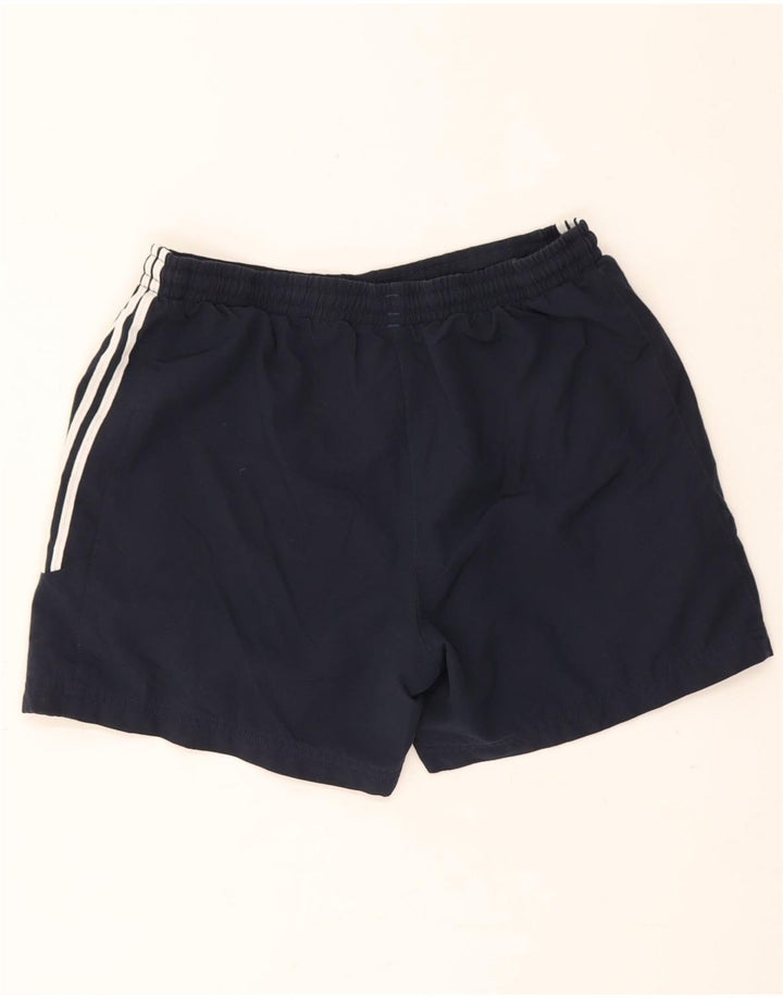 Женские спортивные шорты Adidas UK 10, маленькие, темно-синие, полиэстер
