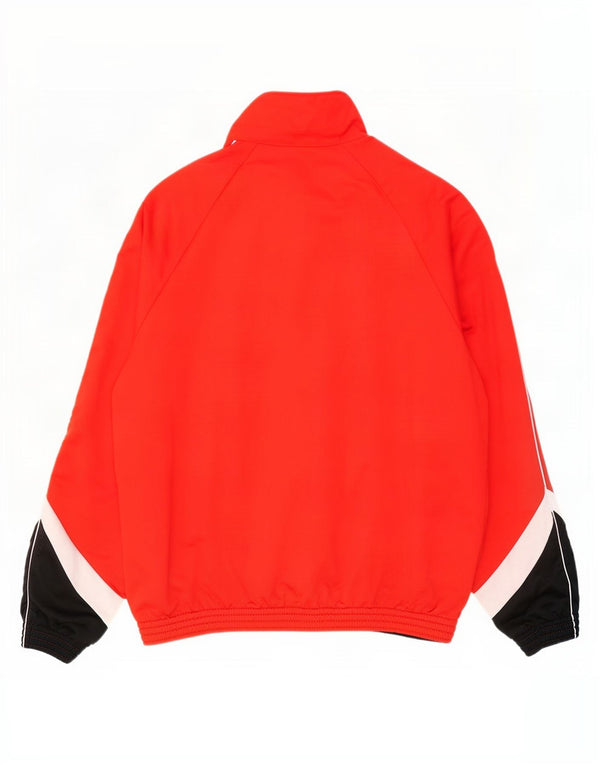 Errea Mens Tracksuit Top Jacket 2XL Red Colourblock