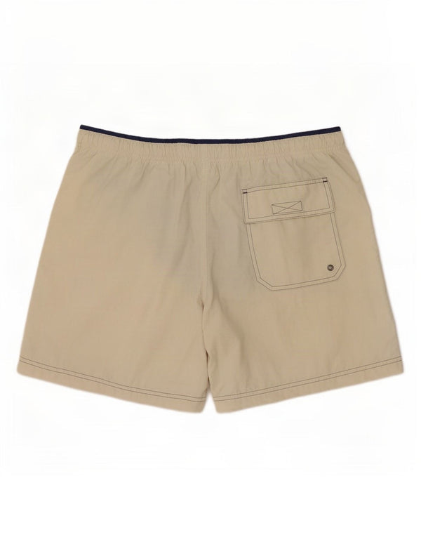 Marks & Spencer Mens Blue Harbour Swimming Shorts Large Beige Nylon