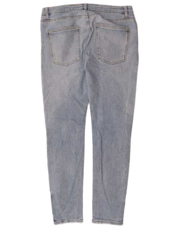 Мужские потертые узкие джинсы Zara EU 40 Medium W31 L30, синие, хлопок