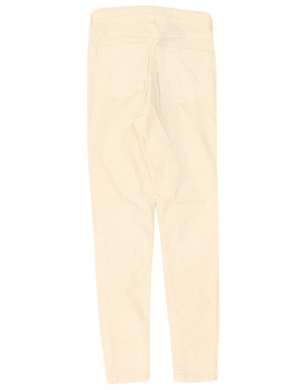 Женские джинсы скинни Topshop Jamie W28 L30, белый хлопок
