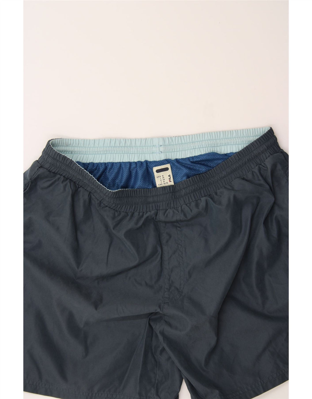FILA Mens Sport Shorts XL  Navy Blue Vintage Fila and Second-Hand Fila from Messina Hembry 