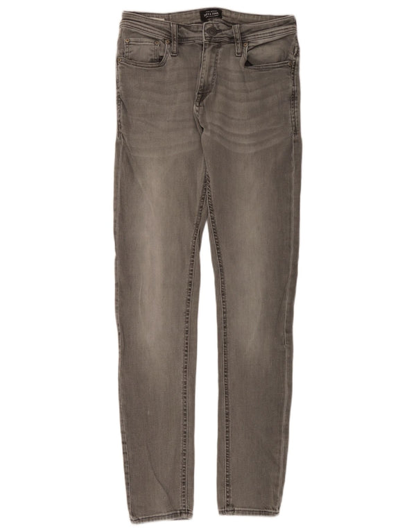 Мужские джинсы скинни Jack & Jones W30 L32, серый хлопок