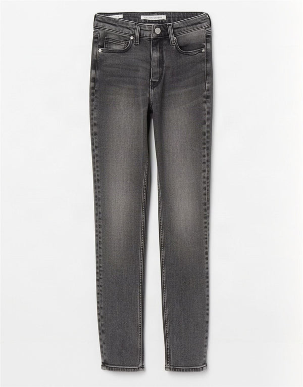 Женские джинсы скинни Calvin Klein W26 L27, серый хлопок