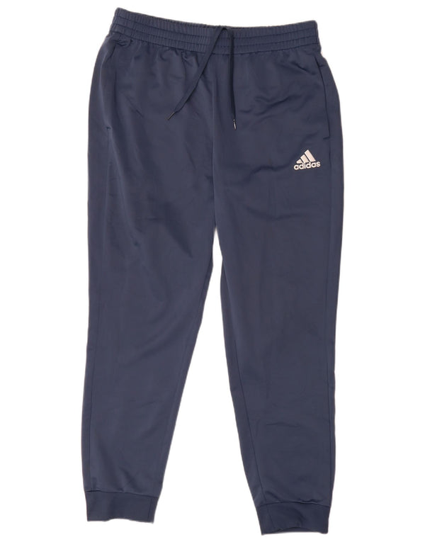 Мужские спортивные брюки Adidas Joggers UK 44/46, большой темно-синий полиэстер