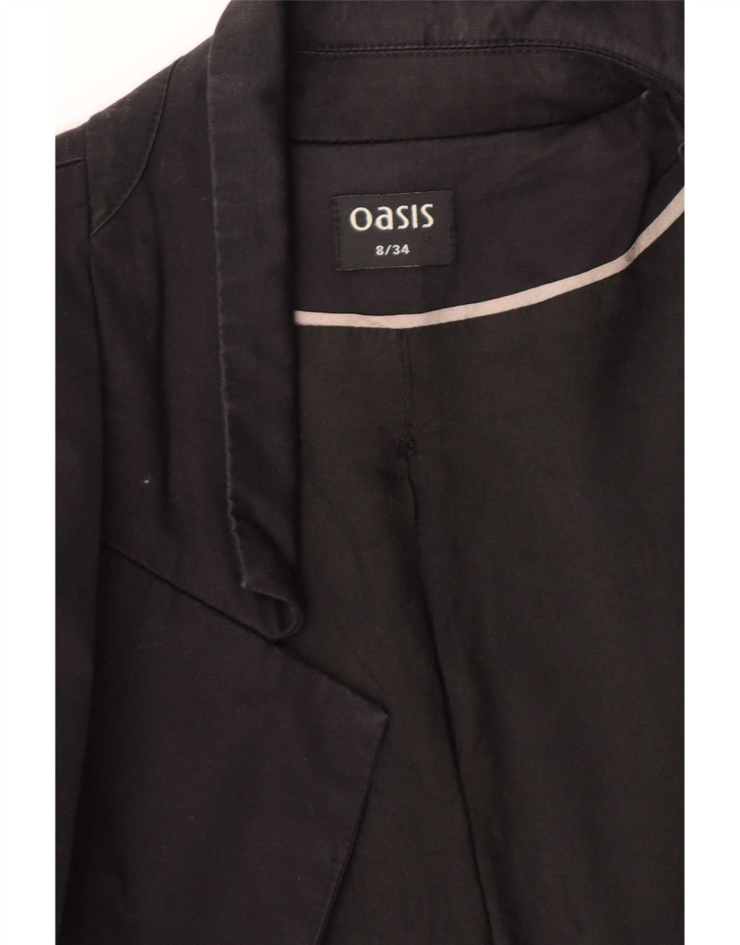 Женский пиджак Oasis на 1 пуговице, Великобритания, 8, маленький, черный