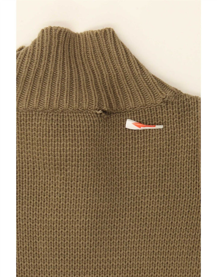 Мужской кардиган Quiksilver, маленький хлопковый свитер цвета хаки
