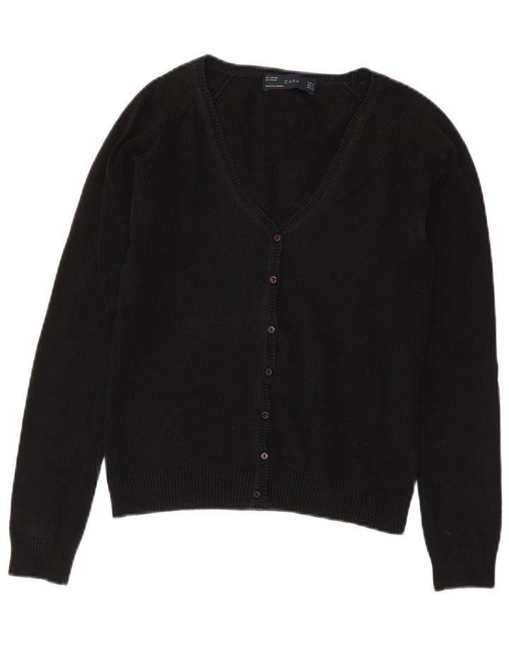 Женский кардиган Zara UK 10, маленький черный