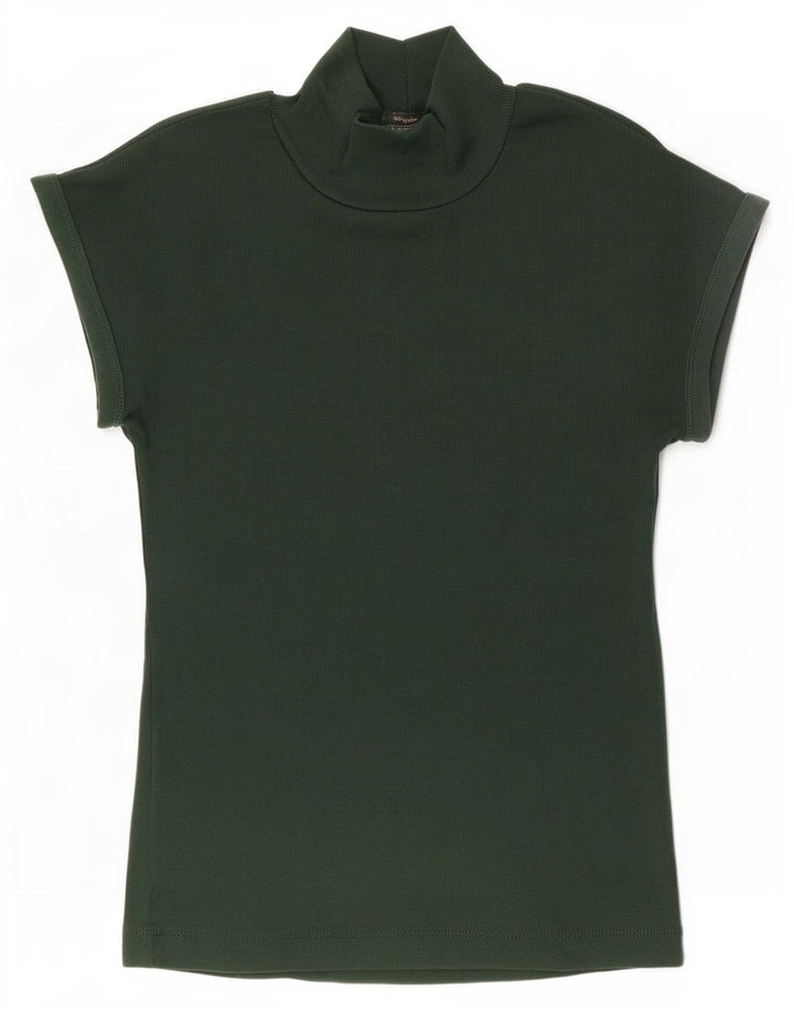 Женская футболка Zara Top UK 12, средний зеленый
