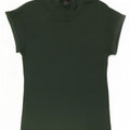 Женская футболка Zara Top UK 12, средний зеленый