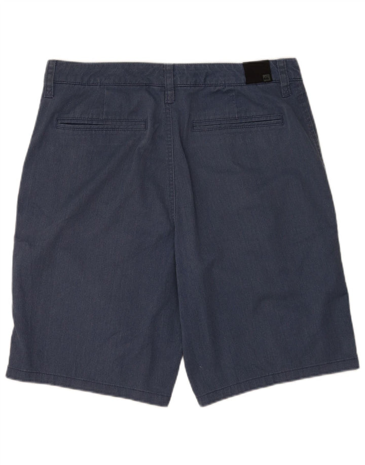 Мужские шорты чинос Quiksilver W33, средний синий хлопок, хлопок