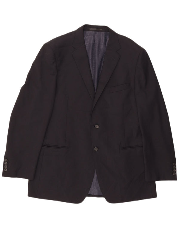 Мужской пиджак с двумя пуговицами Marks & Spencer Autograph UK 44 XL темно-синий