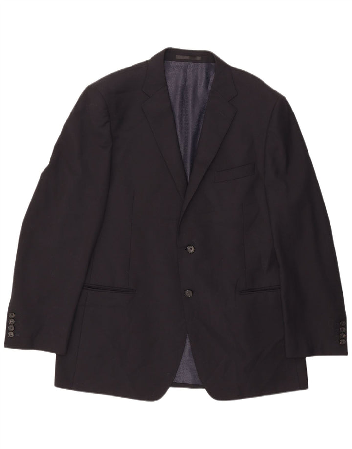 Мужской пиджак с двумя пуговицами Marks & Spencer Autograph UK 44 XL темно-синий