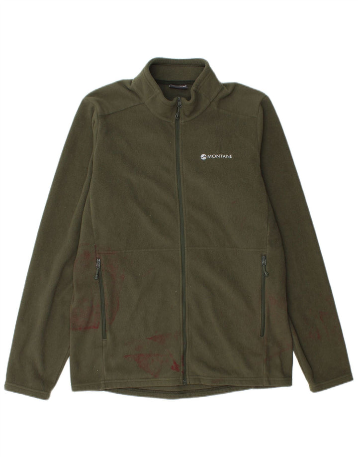 Мужская флисовая куртка Montane UK 36, маленький цвет хаки, полиэстер