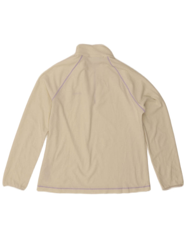 Женский флисовый джемпер Lotto с воротником на молнии, Великобритания 20, размер 2XL, желтый полиэстер