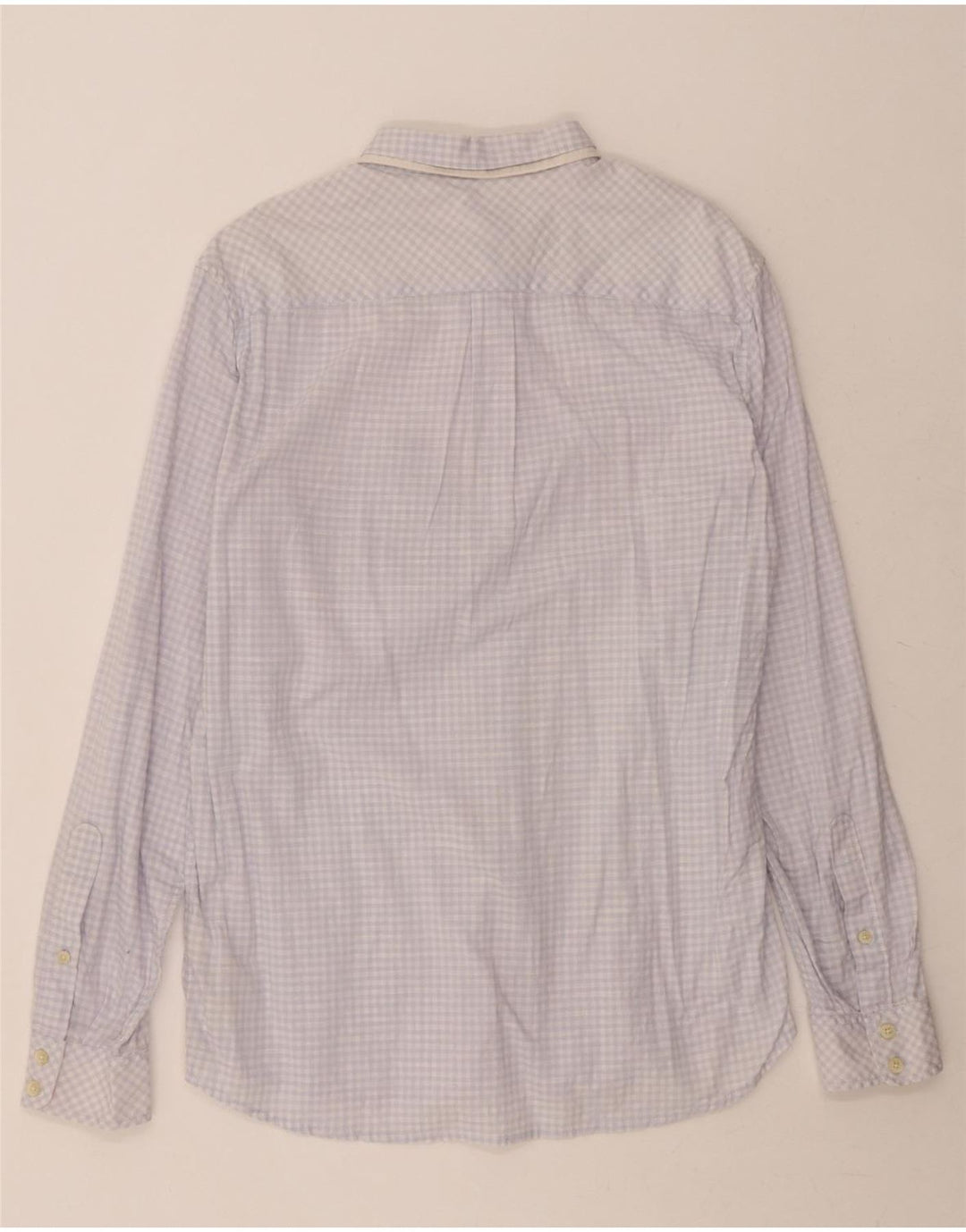 DIESEL Mens Regular Fit Shirt Large Blue Gingham Cotton Vintage Diesel and Second-Hand Diesel from Messina Hembry 