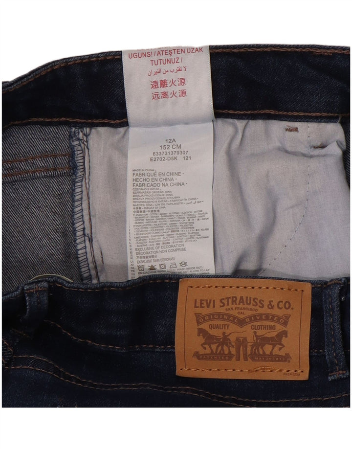 Джинсы LEVI'S Boys 710 Super Skinny 11-12 лет W28 L29 Синий хлопок