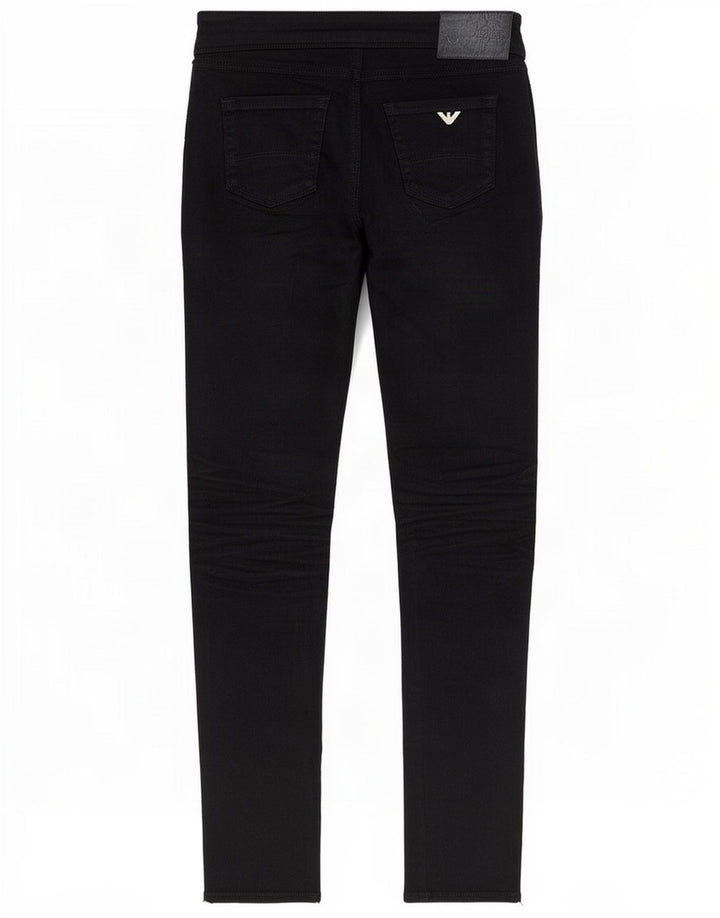 Женские джинсы скинни Armani W26 L31, черный полиэстер