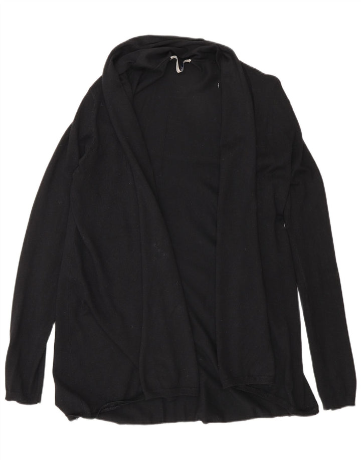 Женский открытый кардиган Zara UK 12, средний черный