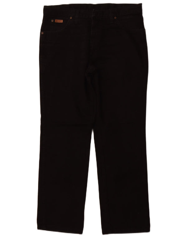 Мужские прямые джинсы WRANGLER Texas W36 L30, черный хлопок