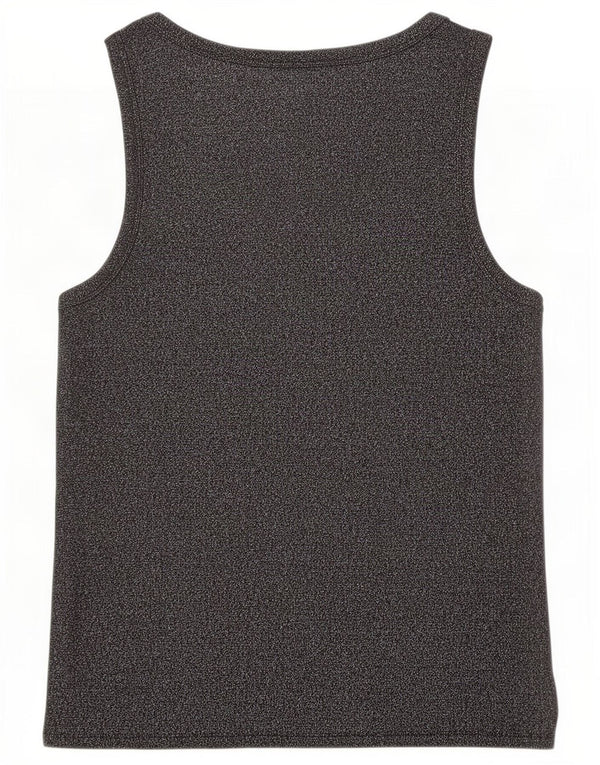 Женский жилет Marks & Spencer UK 20 2XL, черный хлопок с крапинками