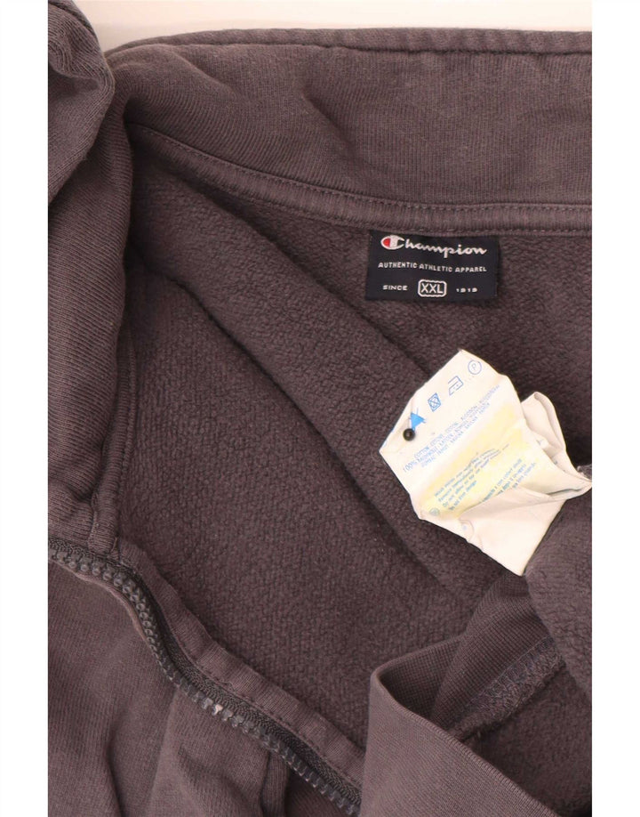 Мужской спортивный костюм Champion с графическим рисунком, куртка 2XL, серый хлопок