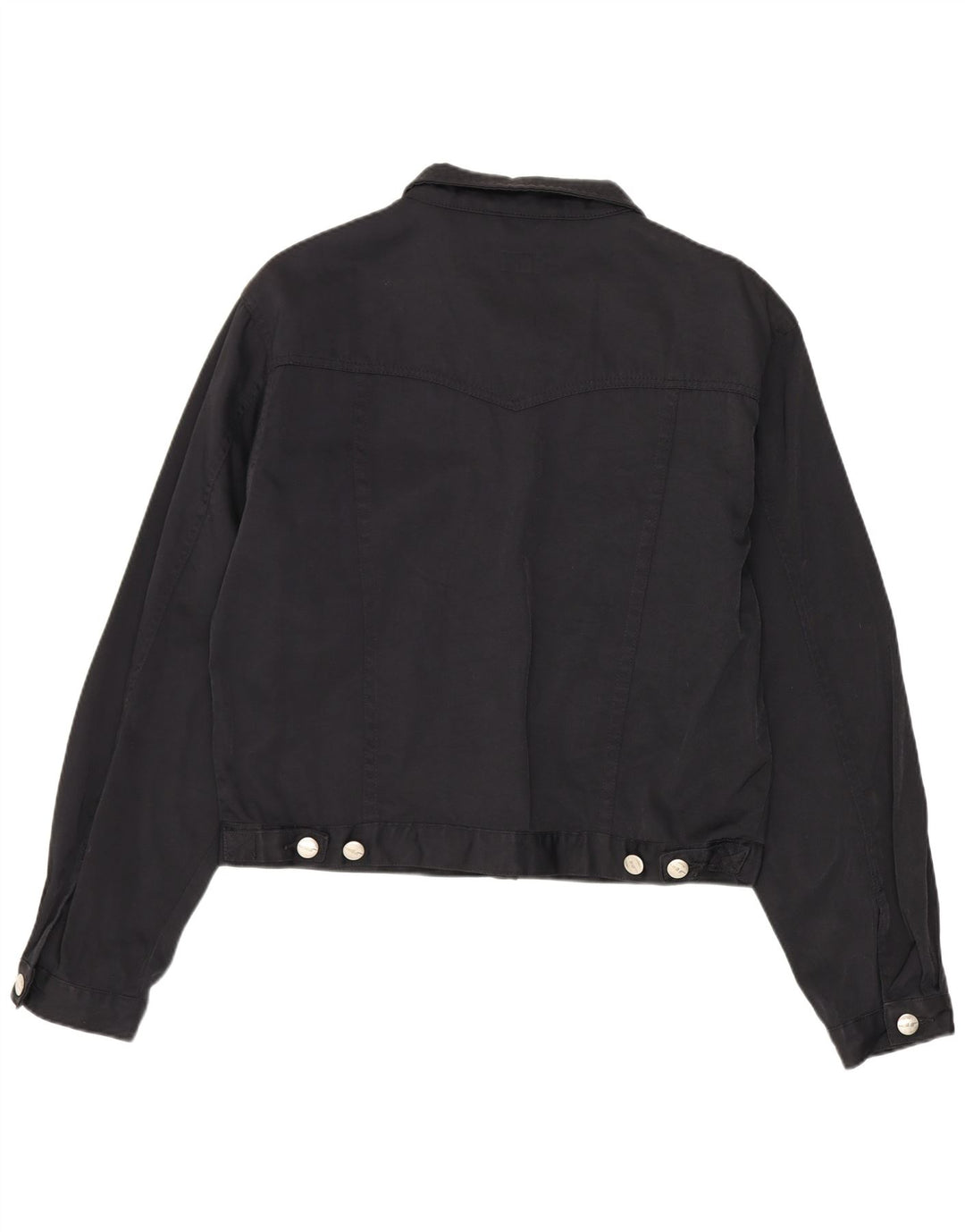 JP COLLECTION Женский укороченный бомбер EU 40, средний черный нейлон