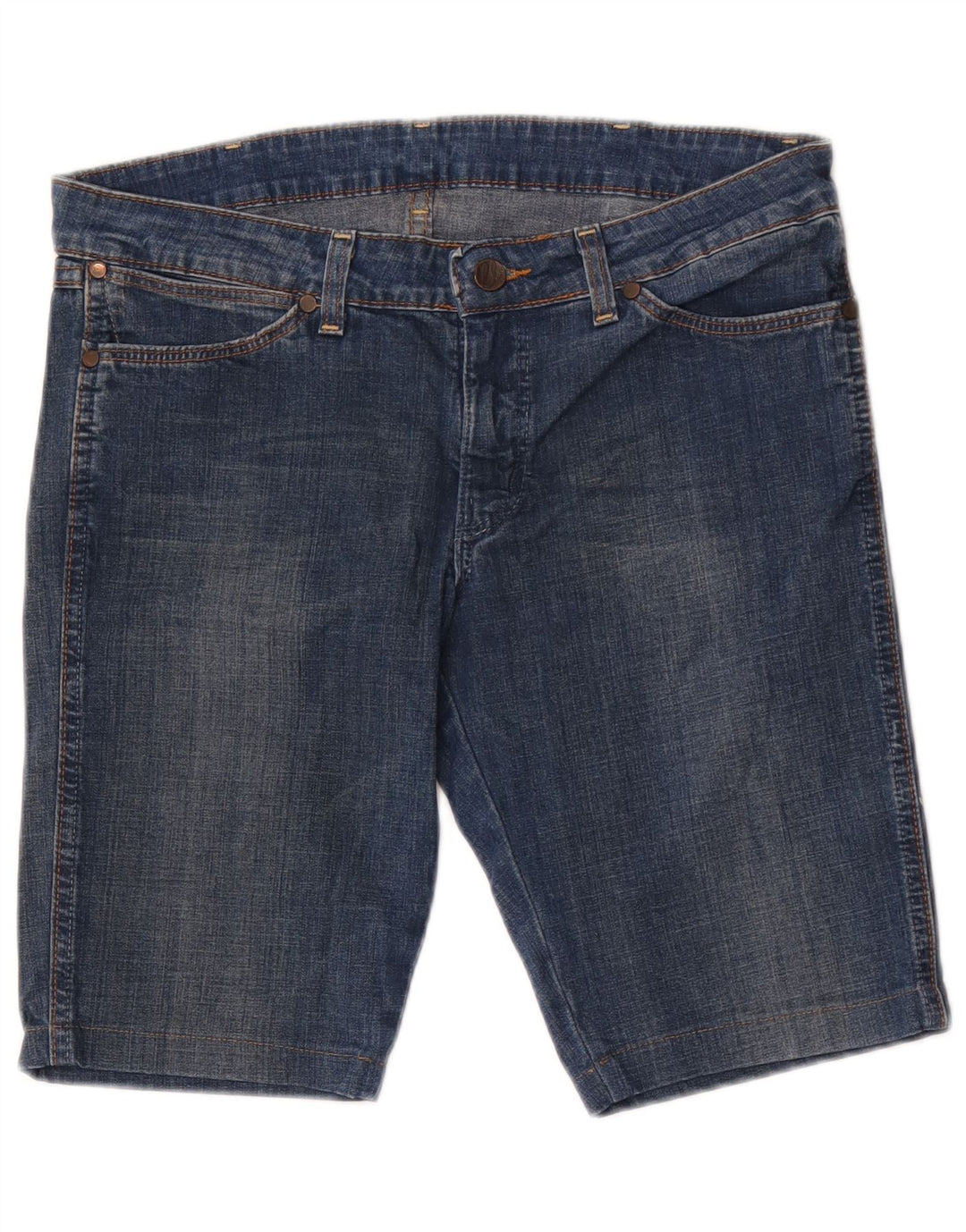 Мужские джинсовые шорты Wrangler Iris W31, средний синий хлопок