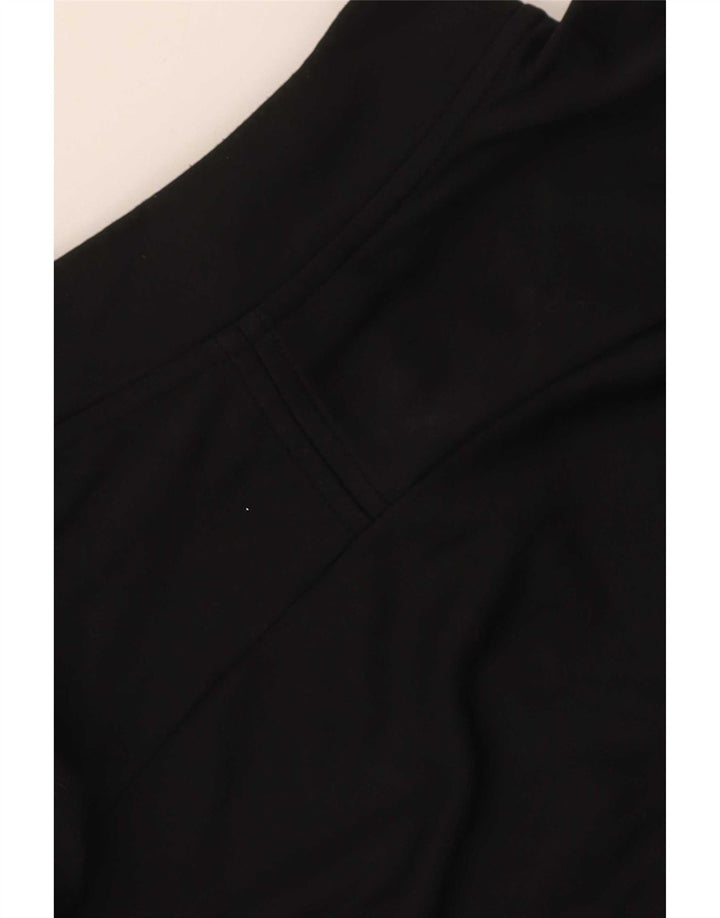 Мужской пуловер с воротником на молнии Nike Dri Fit XL, черный цветной блок