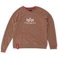ALPHA INDUSTRIES Женский свитер с рисунком UK 14 Средний Коричневый