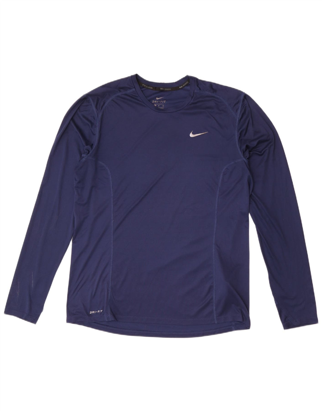 Мужской топ Nike Dri Fit с длинным рукавом XL, темно-синий, полиэстер
