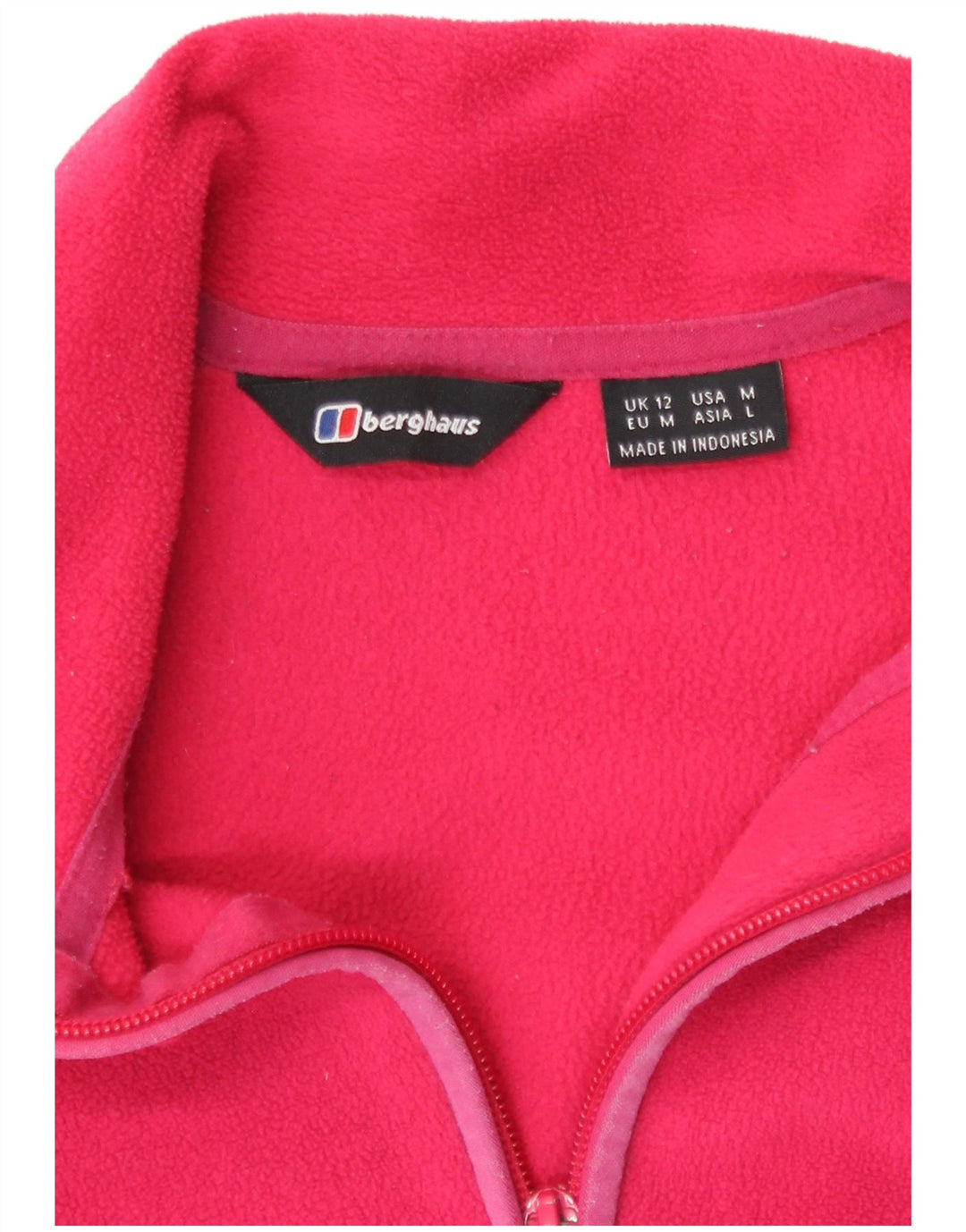 Женская флисовая куртка Berghaus UK 12, полиэстер среднего розового цвета