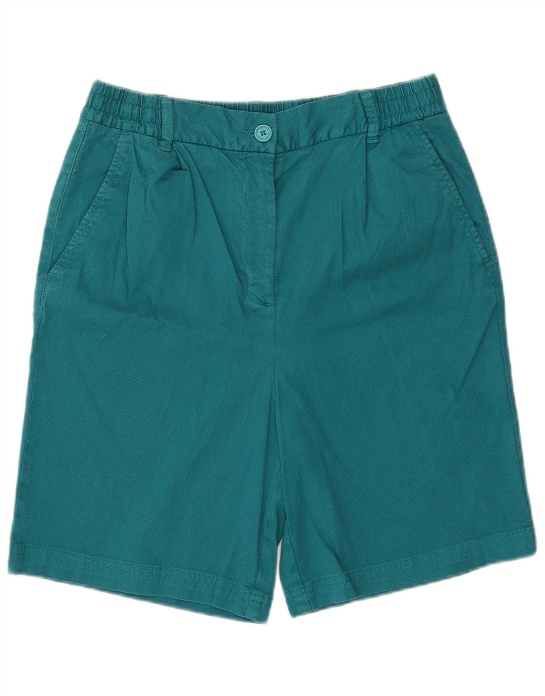 Женские шорты чинос Benetton W28, средние зеленые