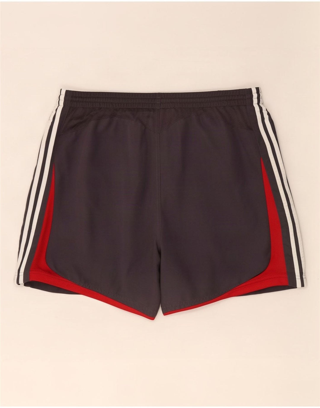 Мужские спортивные шорты Adidas 2XL серые из полиэстера с цветными блоками