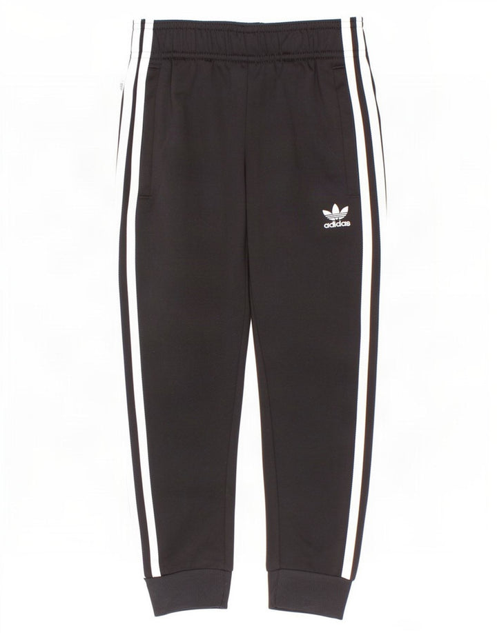 Спортивный костюм Adidas для мальчиков, брюки для бега, 5-6 лет, черный полиэстер