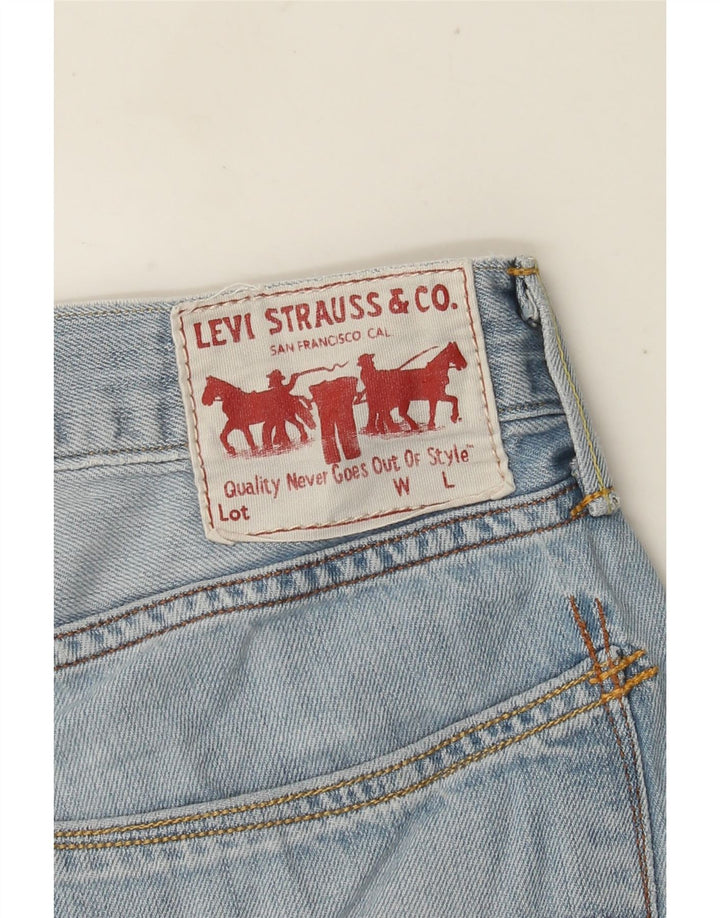 Мужские джинсовые шорты Levi's 504 W32, средний синий хлопок