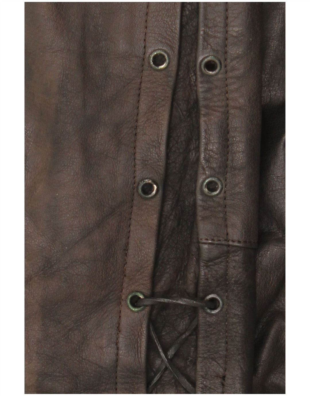 Винтажные мужские кожаные брюки W36 L34 черные