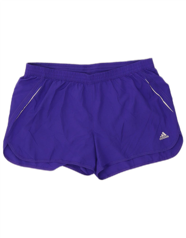 Женские спортивные шорты ADIDAS Climalite UK 18 XL, полиэстер, фиолетовые