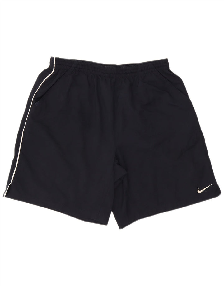 Мужские спортивные шорты Nike Dri Fit, большие темно-синие, полиэстер