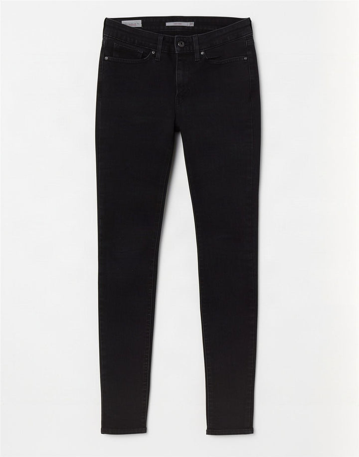 Женские джинсы скинни Levi's 711 W27 L30 Темно-синие