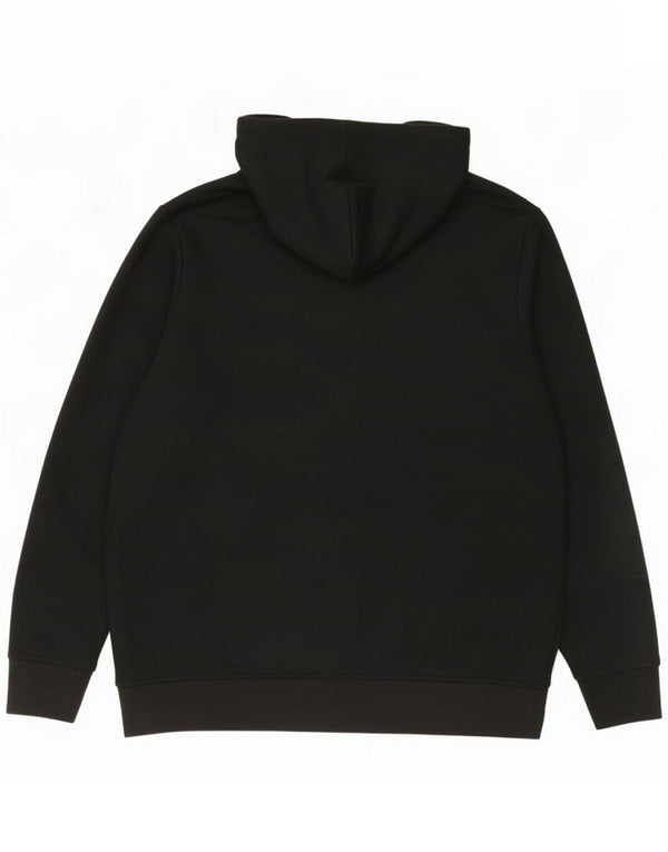 Мужской свитер с капюшоном на молнии Jack & Jones XL, черный полиэстер